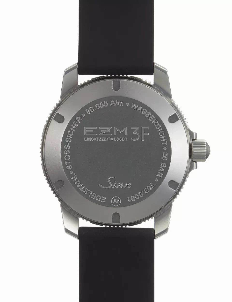 Sinn Watches Sinn EZM 3F Vintage Black With Red Seam Watch