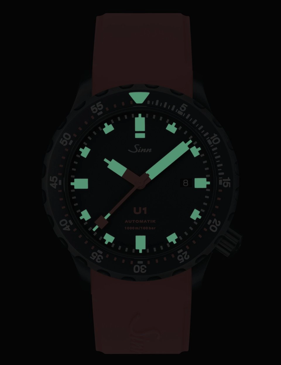 Sinn Watches Sinn U1 S Silicone Black Watch