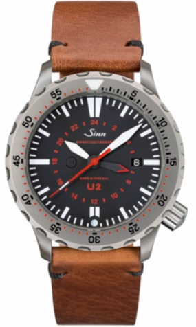 Sinn Watches Sinn U2 EZM 5 Vintage Cowhide Brown Watch