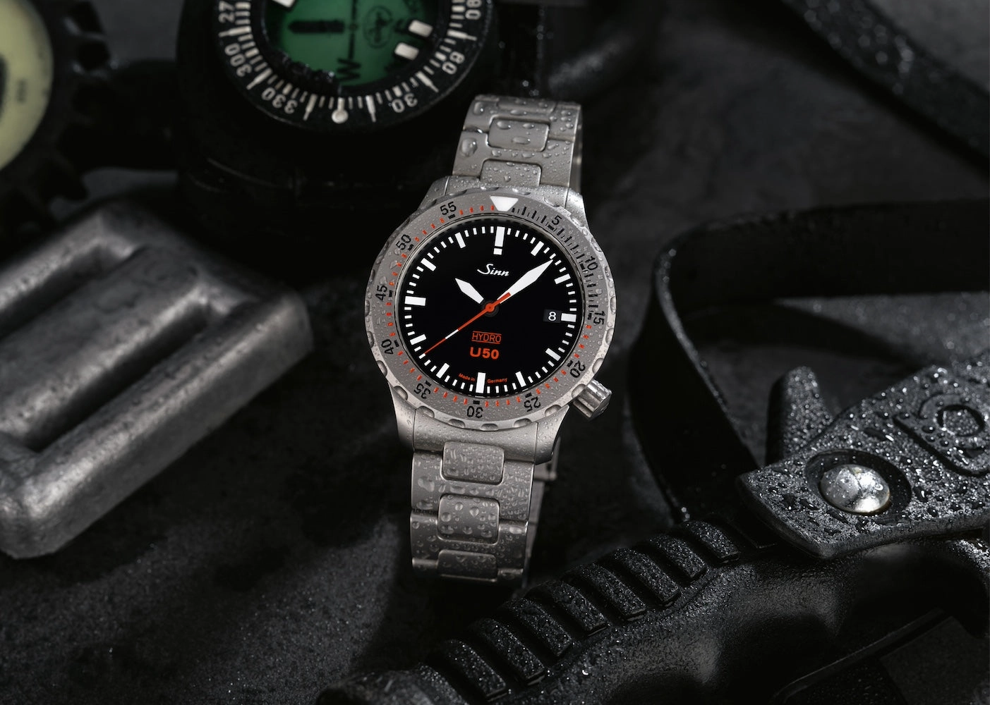 Sinn Watches Sinn U50 Hydro H-Link Bracelet Watch