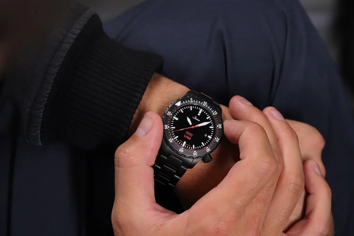 Sinn Watches Sinn U50 Hydro S H-Link Bracelet Watch