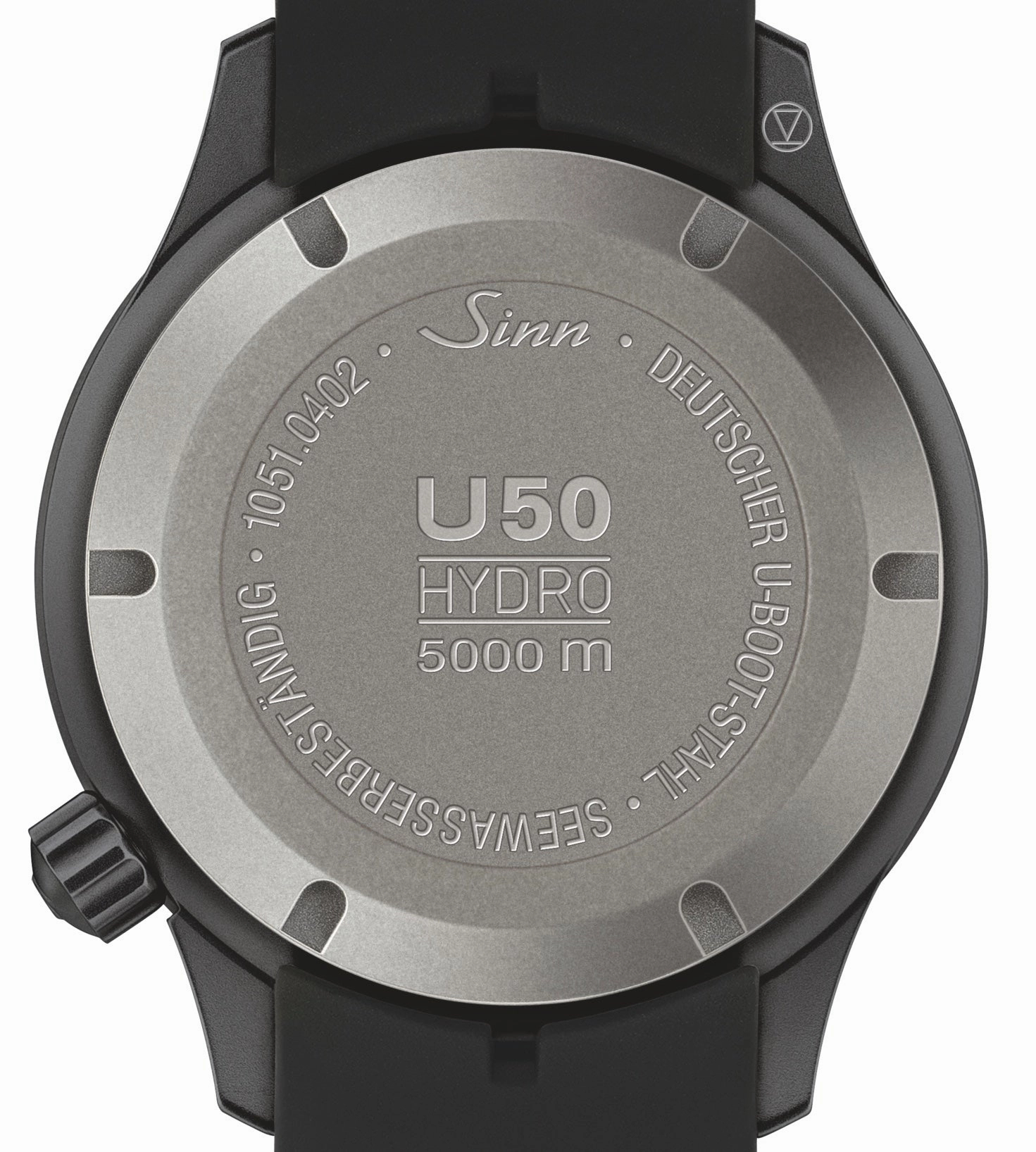 Sinn Watches Sinn U50 Hydro S Silicone Black Watch