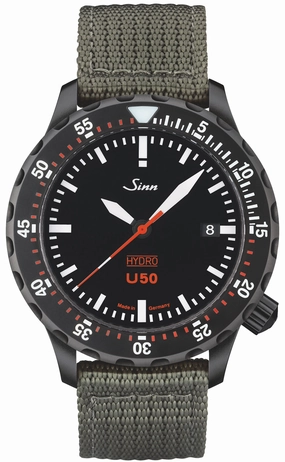 Sinn Watches Sinn U50 Hydro S Textile Olive Grey Watch