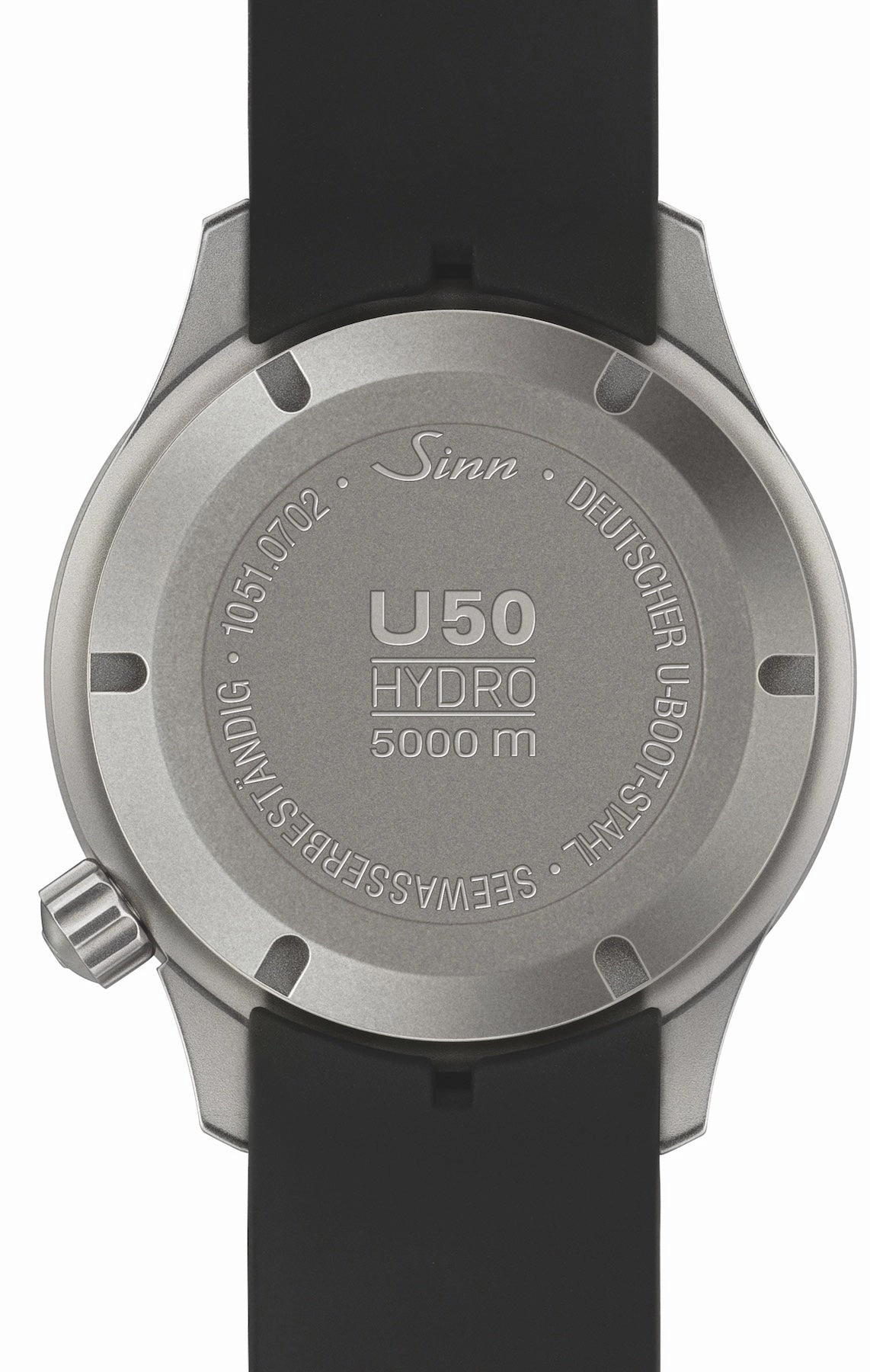 Sinn Watches Sinn U50 Hydro SDR Silicone Black Watch