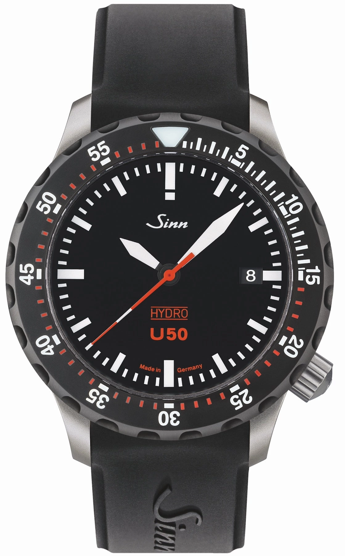 Sinn Watches Sinn U50 Hydro SDR Silicone Black Watch