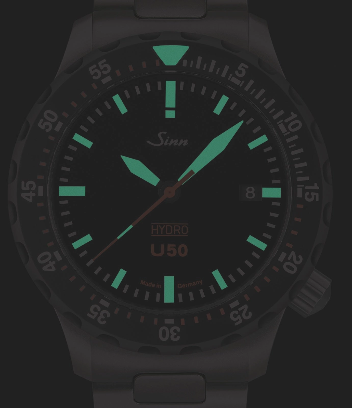 Sinn Watches Sinn U50 Hydro SDR Silicone Black Watch