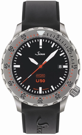 Sinn Watches Sinn U50 Hydro Silicone Black Watch