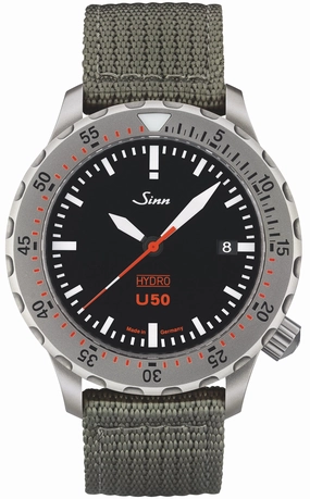 Sinn Watches Sinn U50 Hydro Textile Olive Grey Watch