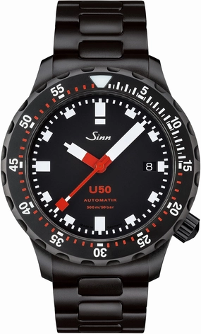 Sinn Watches Sinn U50 S H Link Bracelet PVD Watch