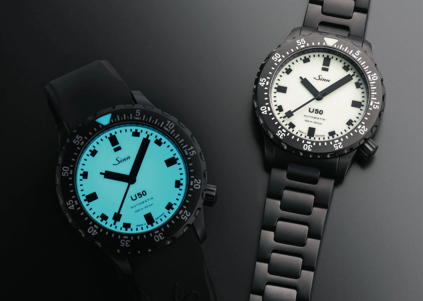 Sinn Watches Sinn U50 S L H-Link PVD Bracelet Limited Edition Watch