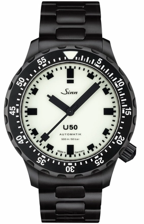 Sinn Watches Sinn U50 S L H-Link PVD Bracelet Limited Edition Watch