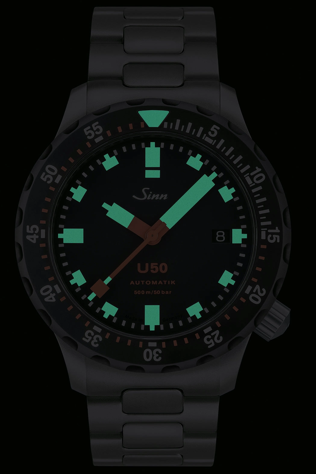 Sinn Watches Sinn U50 SDR H Link Bracelet Watch