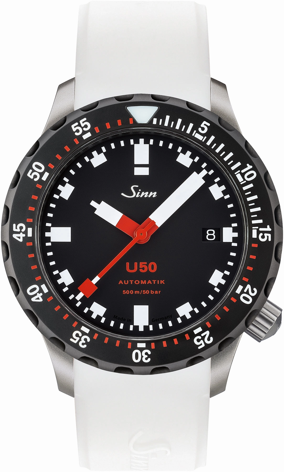 Sinn Watches Sinn U50 SDR Silicone White Watch