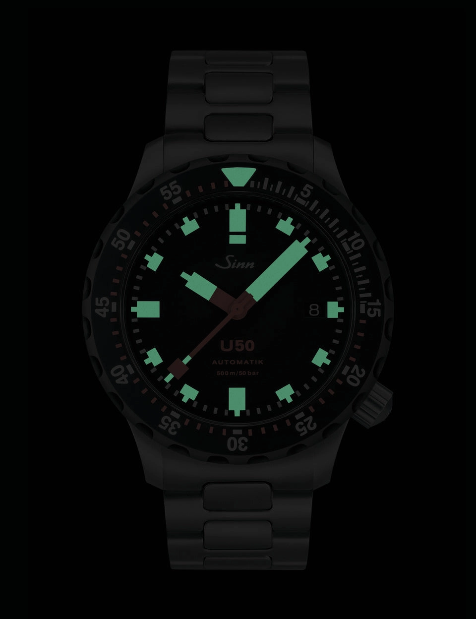 Sinn Watches Sinn U50 SDR Tegiment 2-Link Bracelet Watch