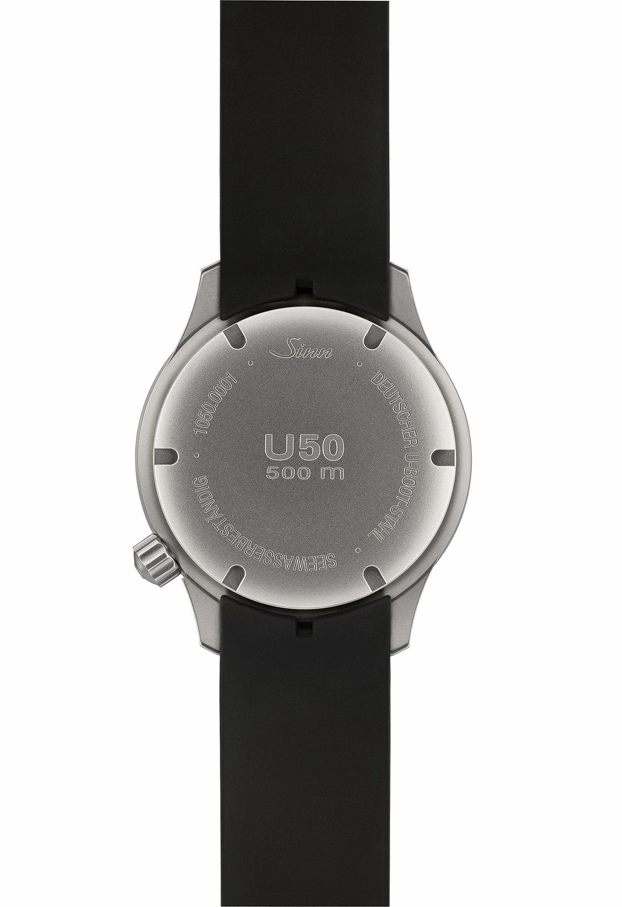 Sinn Watches Sinn U50 Tegimented Silicone Black Watch