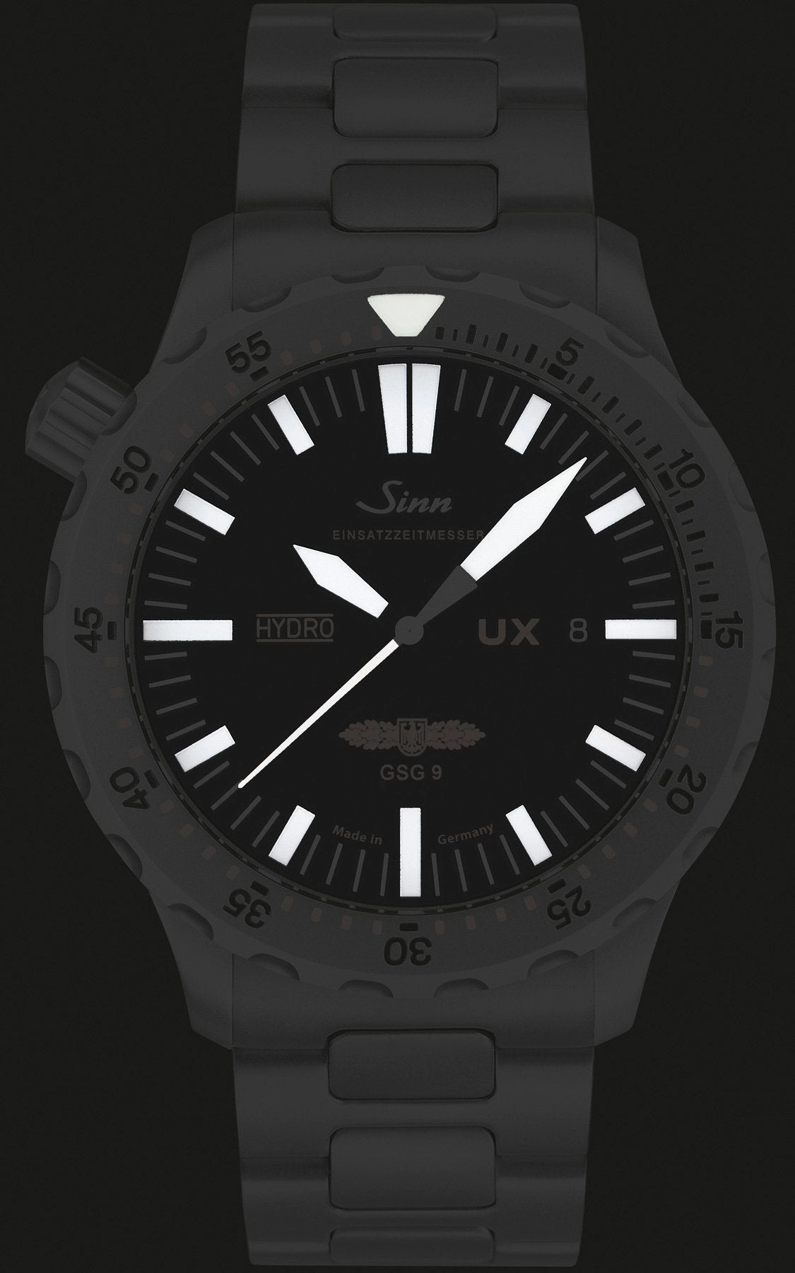 Sinn Watches Sinn UX GSG 9 EZM 2B Leather Watch