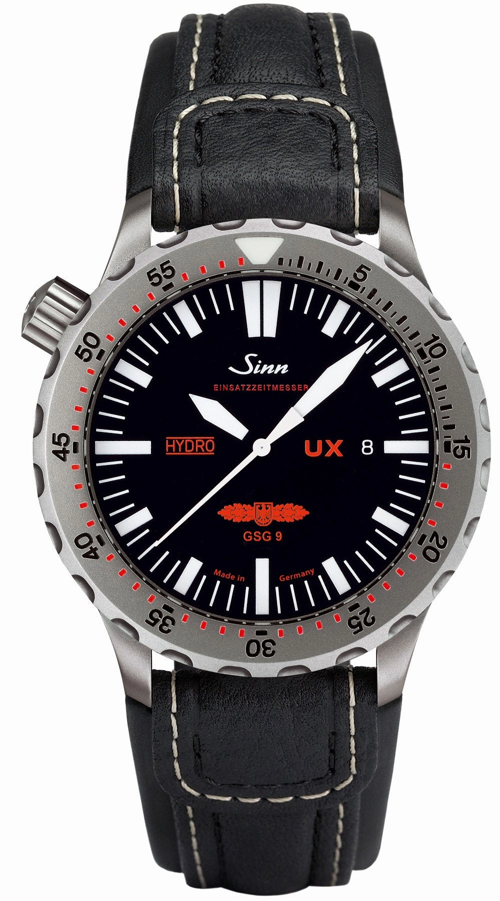 Sinn Watches Sinn UX GSG 9 EZM 2B Leather Watch