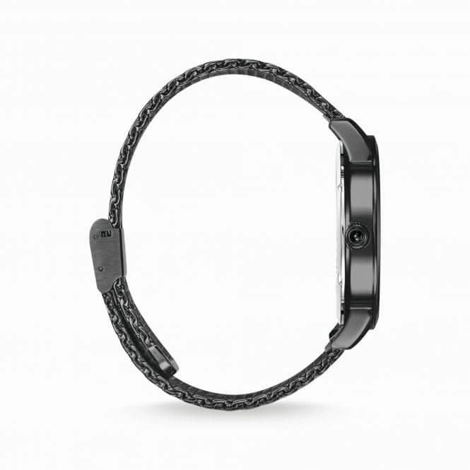 Stainless Steel Dial Black Elements Of Nature Mens Watch WA0389-202-203
