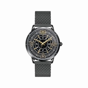 Stainless Steel Dial Black Elements Of Nature Mens Watch WA0389-202-203