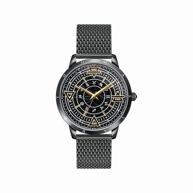 Stainless Steel Dial Black Elements Of Nature Mens Watch WA0389-202-203
