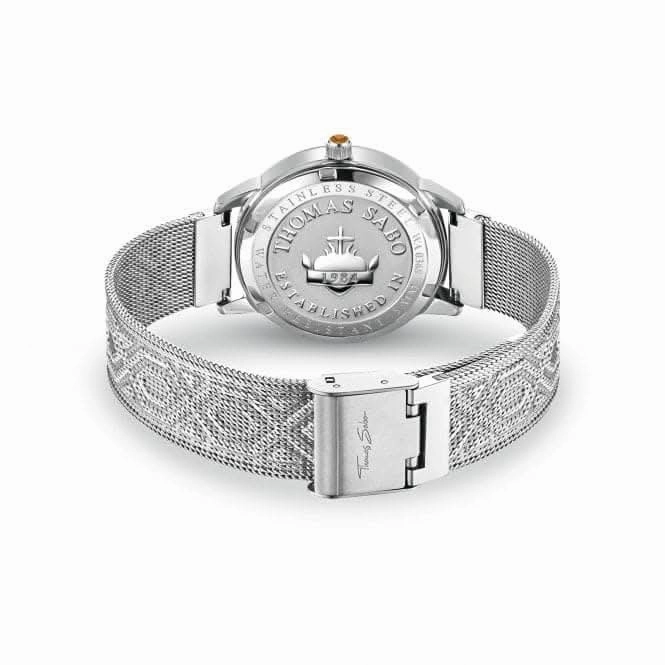 Stainless Steel Turquoise Kaleidoscope Women's Watch WA0368-201-215