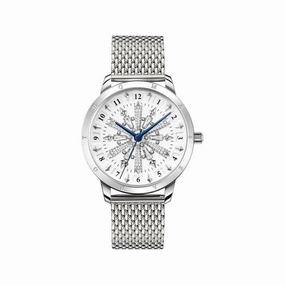 Stainless Steel White Snowflakes In 3D optics Watch WA0391-201-202