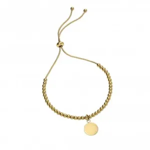 Sterling Silver Gold Plated Ball Disc Bracelet B5241 Beginnings Jewellery