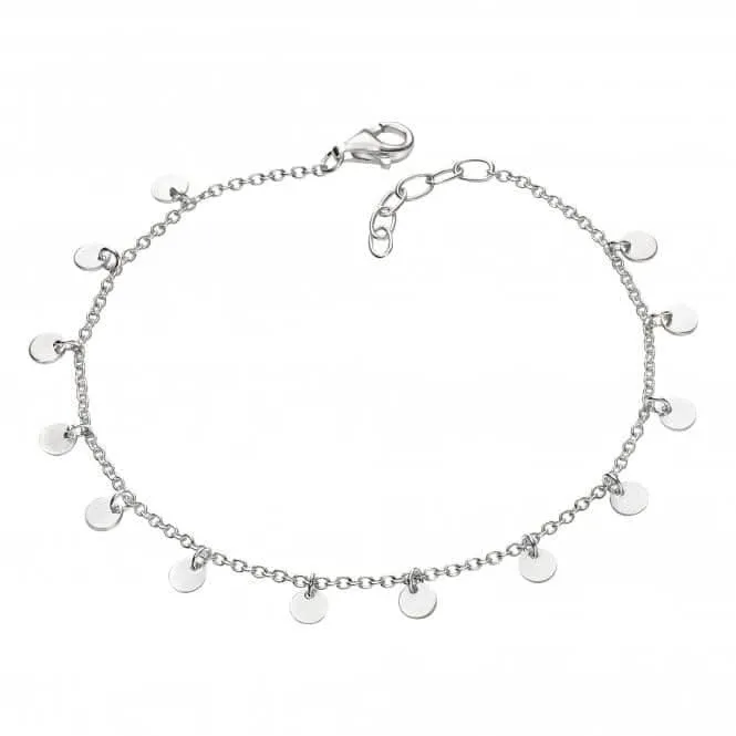 Sterling Silver Mini Disc Bracelet B5243 Beginnings Jewellery