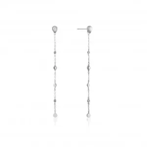 Sterling Silver Rhodium Plated Dream Drop Earrings E016-07H Ania Haie Jewellery