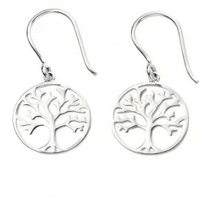 Sterling Silver Tree Of Life Earrings E5873 Beginnings Jewellery