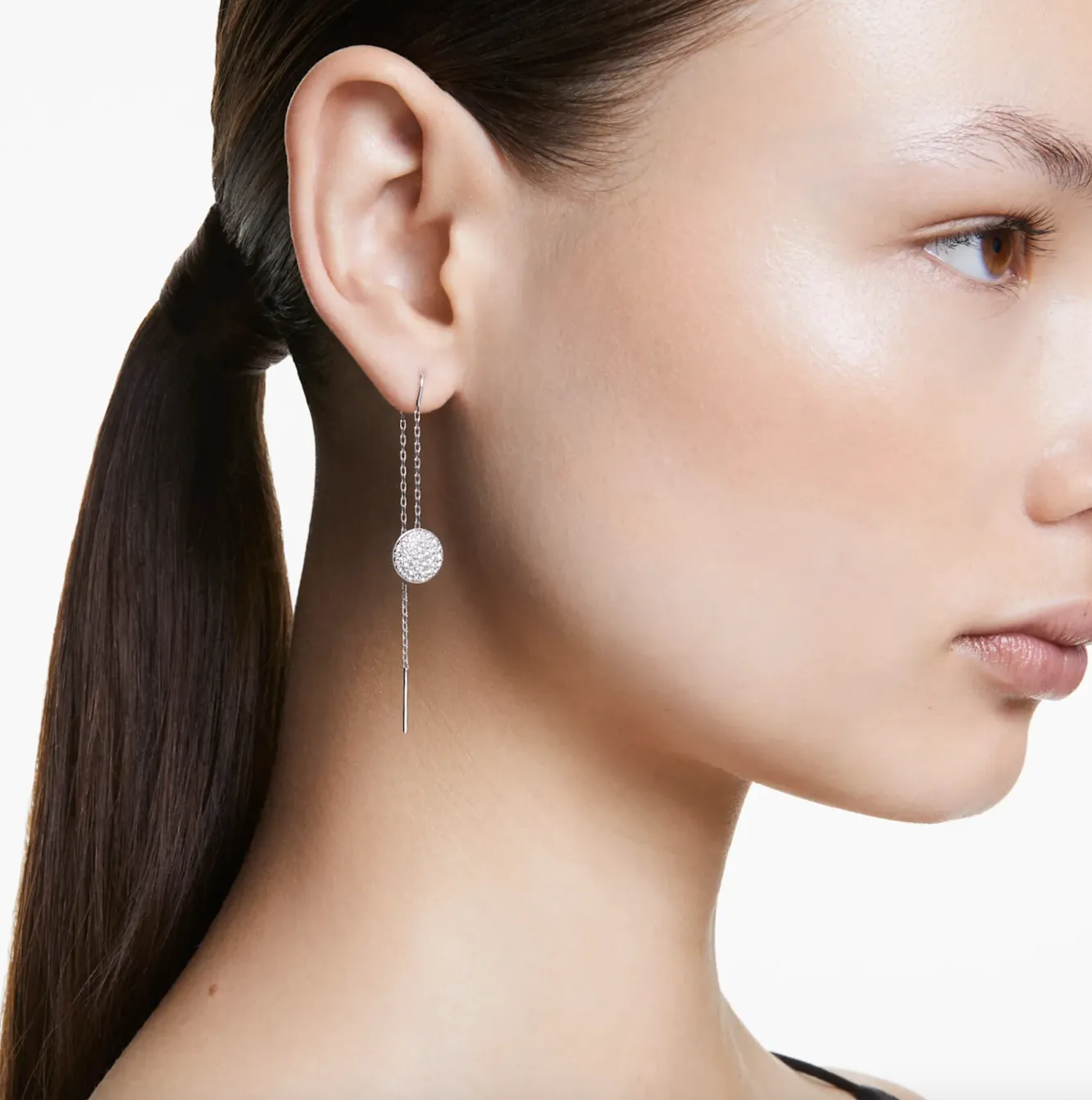 Swarovski Jewellery Meteora Drop Silver Earrings
