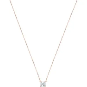 Swarovski Jewellery Swarovski Attract Rose Gold Plated Square Necklace