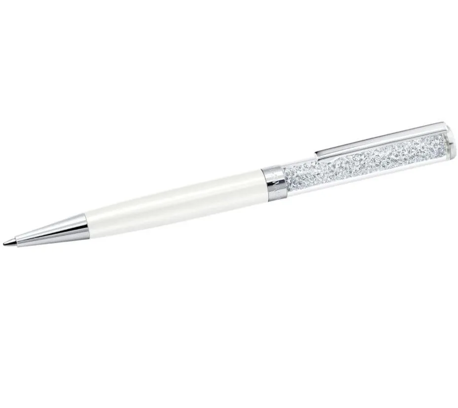Swarovski Jewellery Swarovski Crystalline Ballpoint Pen White Chrome Plated Gift