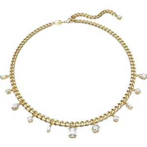 Swarovski Jewellery Swarovski Dextera Gold Tone Plated Mixed Cut White Crystal Necklace
