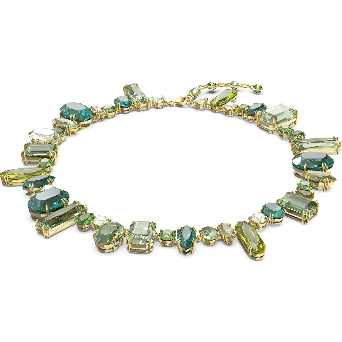 Swarovski Jewellery Swarovski Gema Gold Tone Plated Green Crystal Necklace