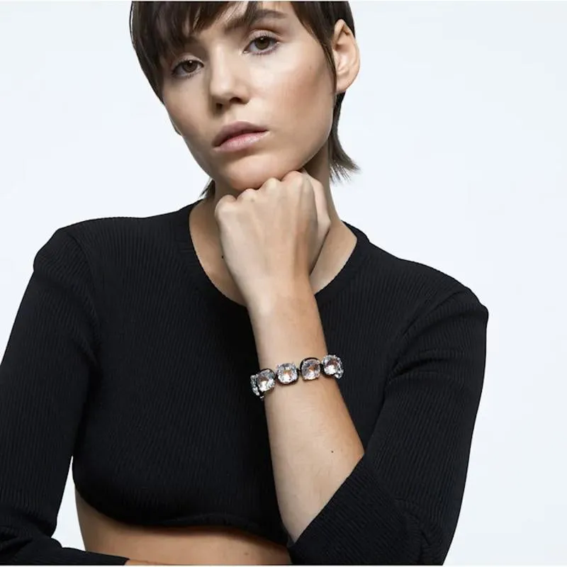 Swarovski Jewellery Swarovski Harmonia Cushion Cut White Crystal Mixed Metal Bracelet