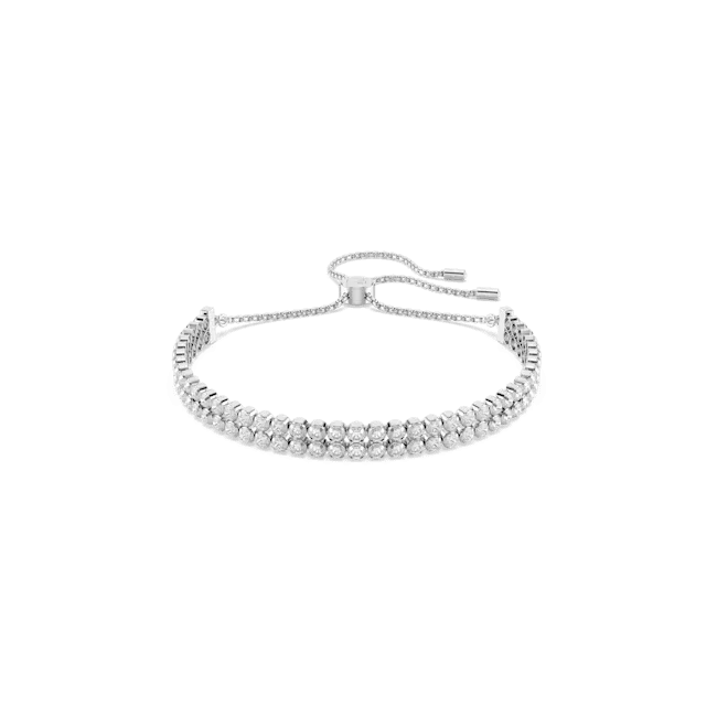 Swarovski Jewellery Swarovski Matrix Tennis Rhodium Plated Crystal Bracelet