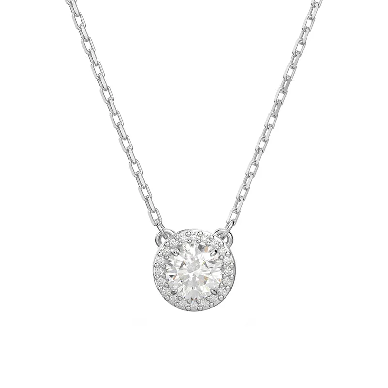 Swarovski Jewellery Swarovski Una Angelic Rhodium Plated Crystal Necklace