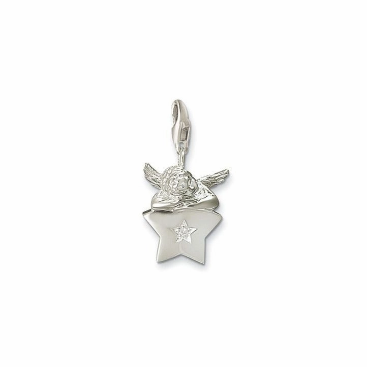 Thomas Sabo Angel & Cubic Zirconia Star Charm 0271-051-14