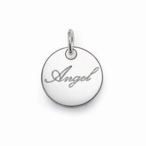Thomas Sabo Angel Round Disc Pendant PE440-001-12
