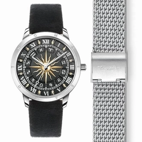Thomas Sabo Black Two-Tone Sun Womens Watch SET_WA0351-217-203