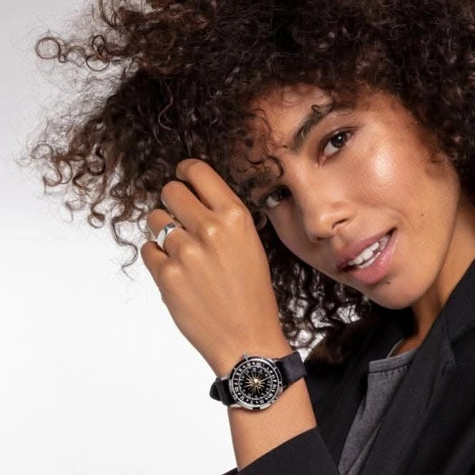 Thomas Sabo Black Two-Tone Sun Womens Watch SET_WA0351-217-203