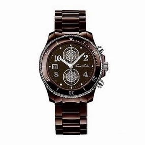 Thomas Sabo Chronograph Brown Ceramic Bracelet Watch, WA0093-238-205