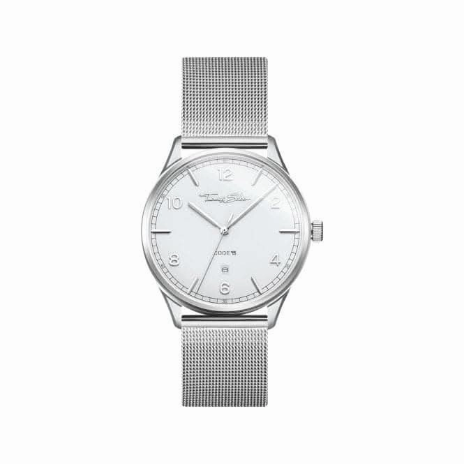 Thomas Sabo CODE Silver Milanese Metal Watch WA0338-201-202