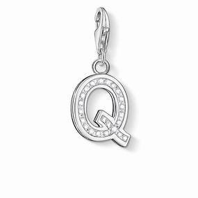 Thomas Sabo Cubic Zirconia Letter Q Charm 0239-051-14