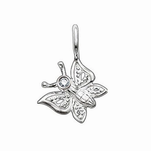 Thomas Sabo Diamond Butterfly Silver Small Pendant PE0014-153-14