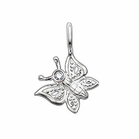 Thomas Sabo Diamond Butterfly Silver Small Pendant PE0014-153-14