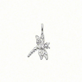 Thomas Sabo Diamond Dragonfly Sterling Silver Pendant PE0015-153-14