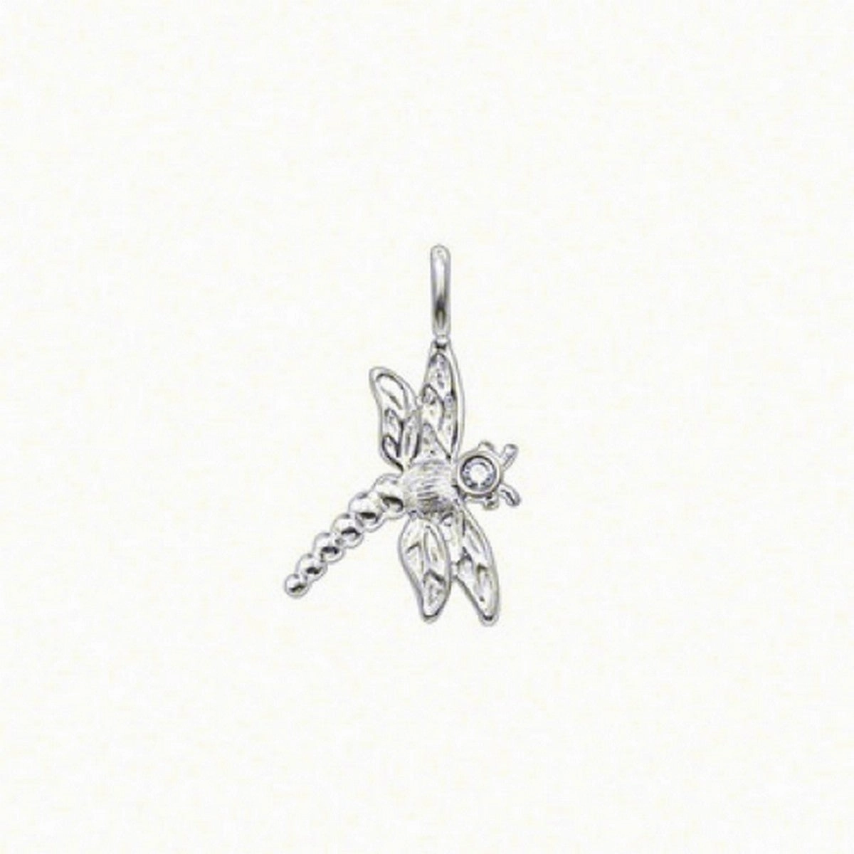 Thomas Sabo Diamond Dragonfly Sterling Silver Pendant PE0015-153-14