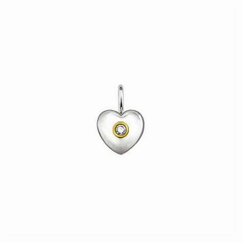 Thomas Sabo Diamond Heart Silver Pendant PE0007-179-14